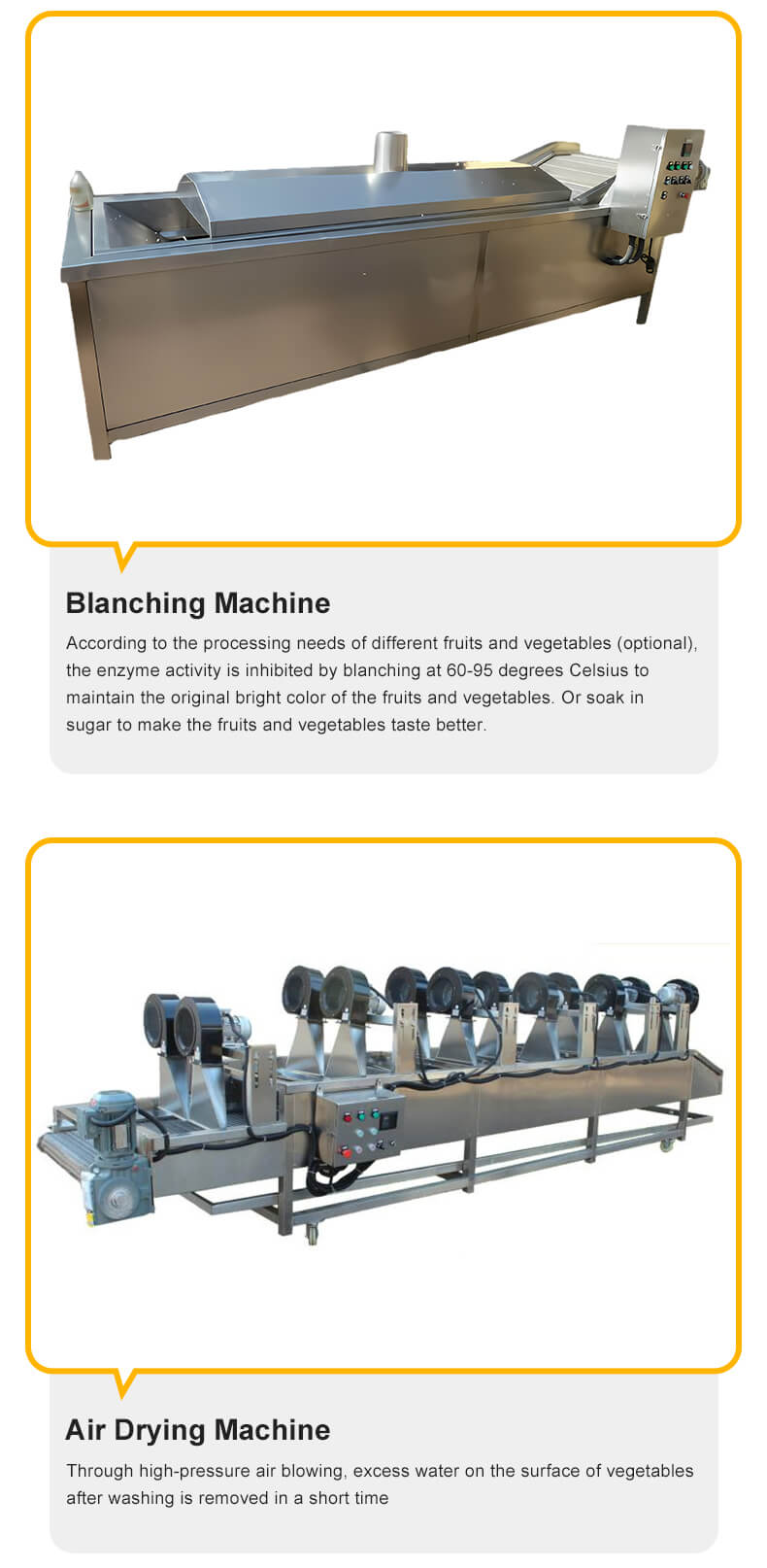 Fruit and vegetable processing line_Henan Baixin Machinery